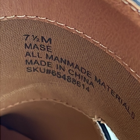 Dolcetta~Faux Leather~Pointed Toe~Block Heel~Cut-Out~Slip-On Mules~Size 7 1/2 - Picture 8 of 10